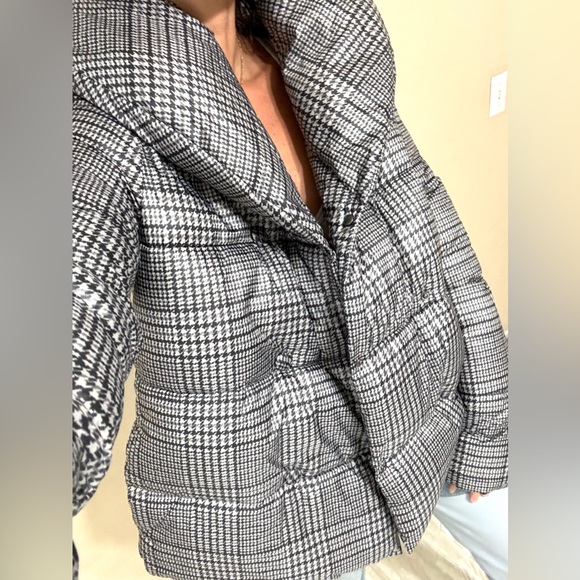 Jason Wu Jackets & Blazers - Jason Wu Plaid Puffer Coat